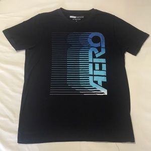 Aeropostale Stretch T-Shirt Black Size M
